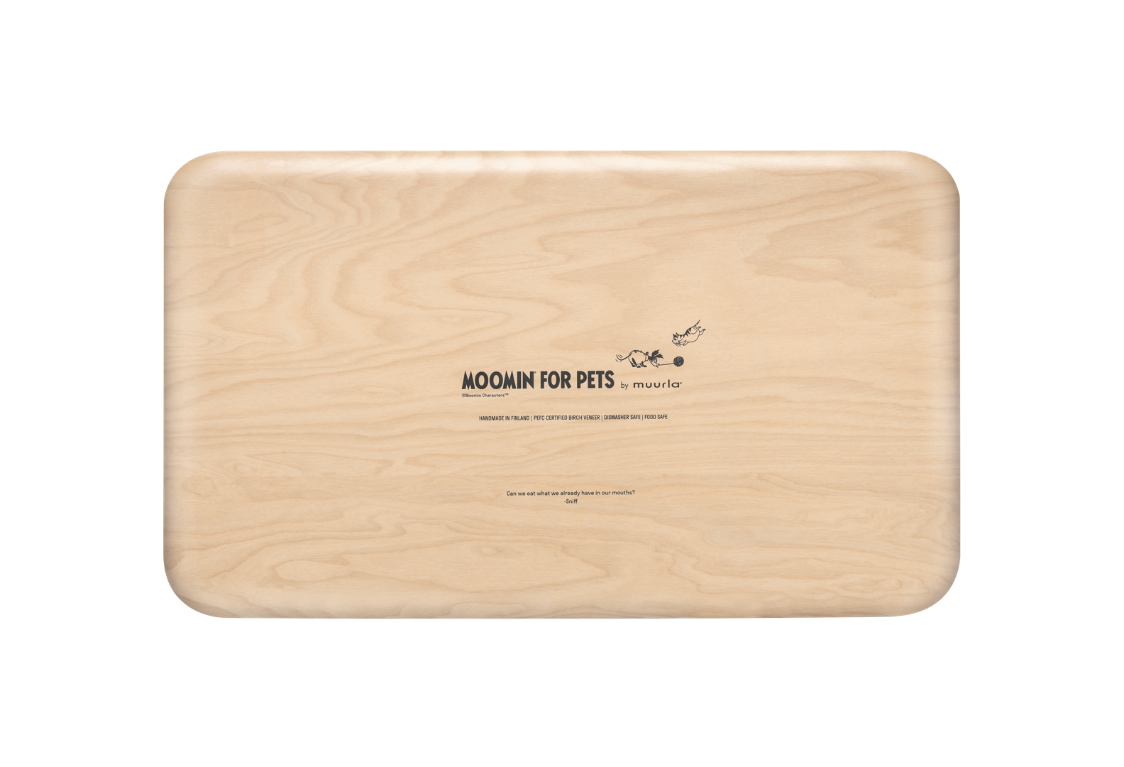 Mumitroldene dækkeserviet af krydsfiner 50 x 29,5 cm - beige - Dsignhouse