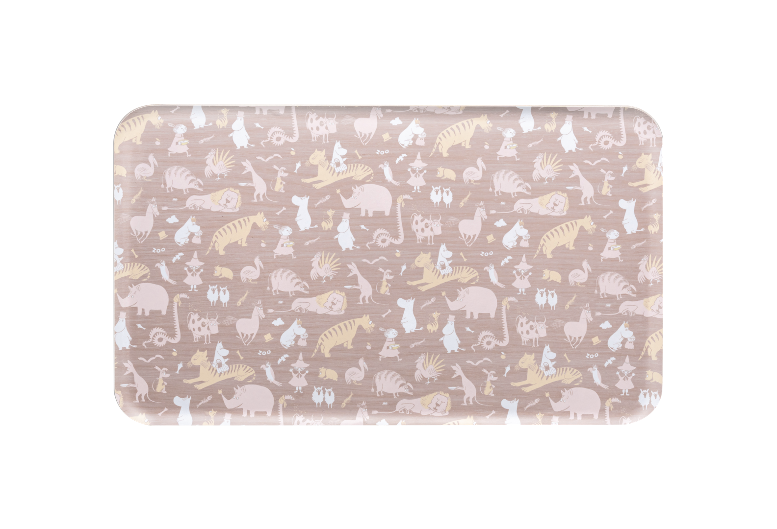 Mumitroldene dækkeserviet af krydsfiner 50 x 29,5 cm - beige - Dsignhouse