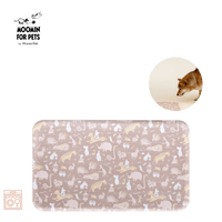 Mumitroldene dækkeserviet af krydsfiner 50 x 29,5 cm - beige - Dsignhouse