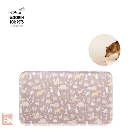 Mumitroldene dækkeserviet af krydsfiner 50 x 29,5 cm - beige - Dsignhouse