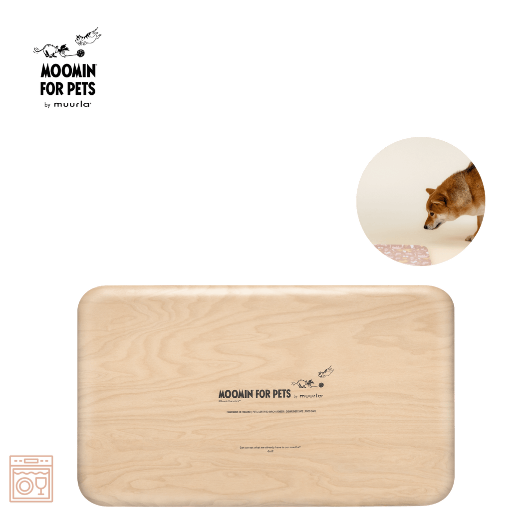 Mumitroldene dækkeserviet af krydsfiner 50 x 29,5 cm - beige - Dsignhouse