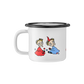Mumitroldene emaljekrus 1,5 dl - Thingumy & Bob - Dsignhouse