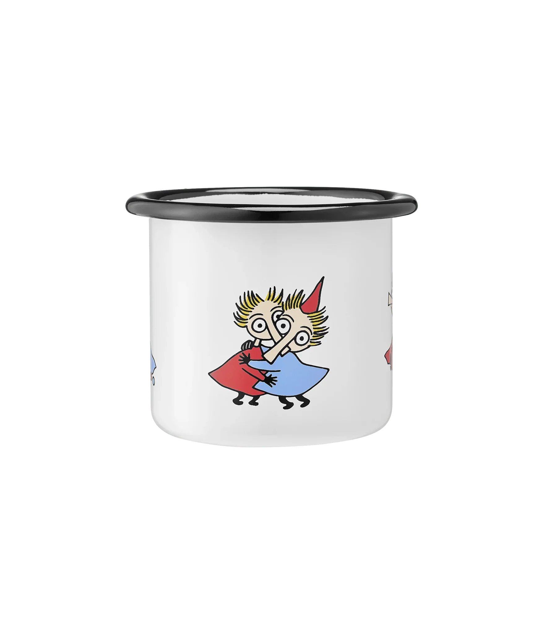 Moomin emaljekrus 1,5 dl - Thingumy & Bob.