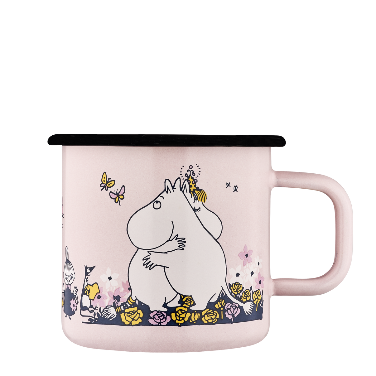 Mumitroldene emaljekrus 3,7 dl - Hug, pink - Dsignhouse