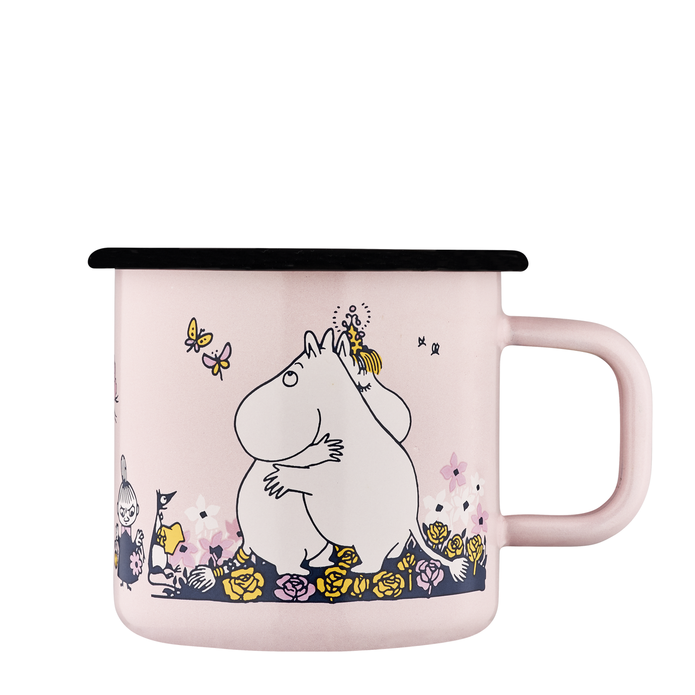 Mumitroldene emaljekrus 3,7 dl - Hug, pink - Dsignhouse