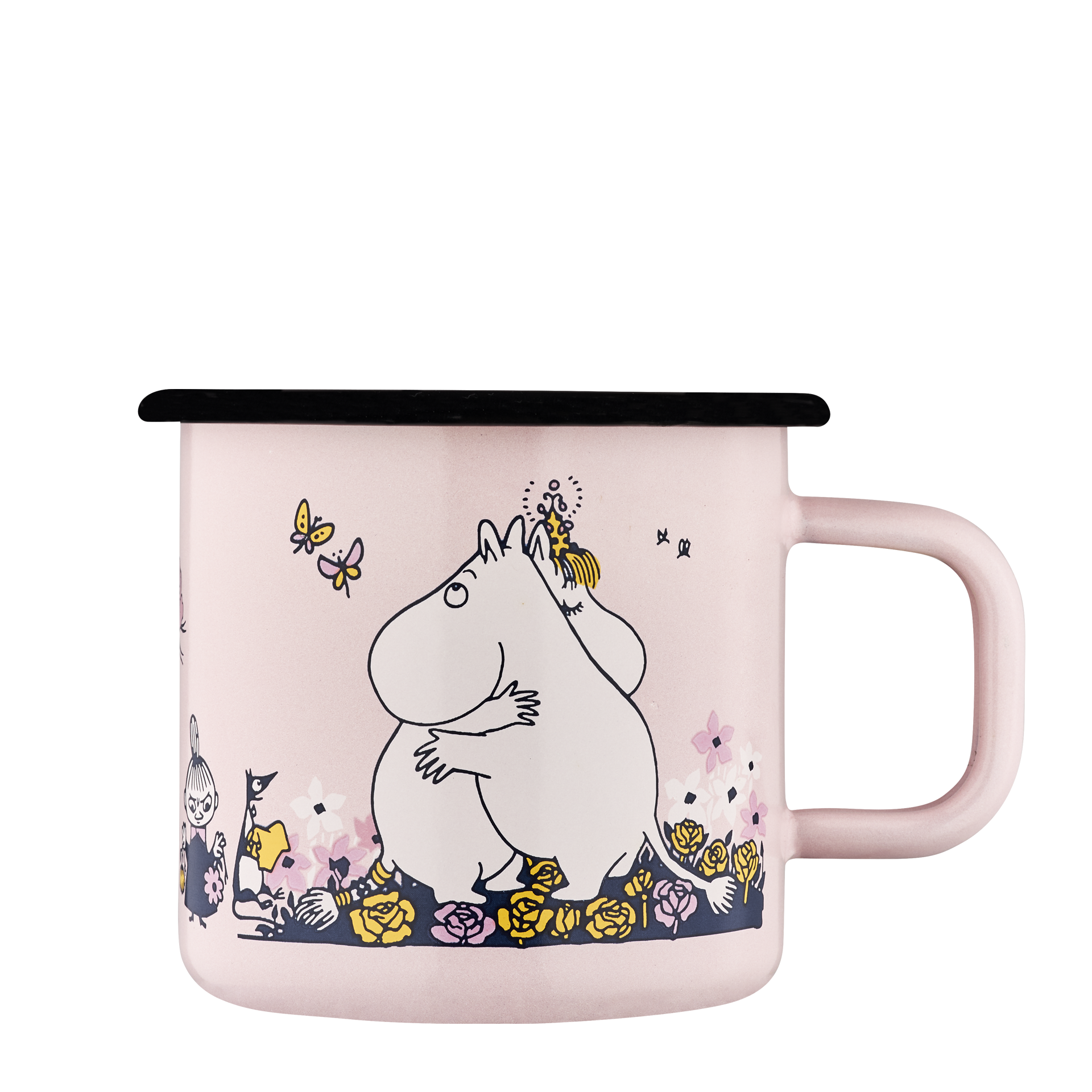 Mumitroldene emaljekrus 3,7 dl - Hug, pink - Dsignhouse