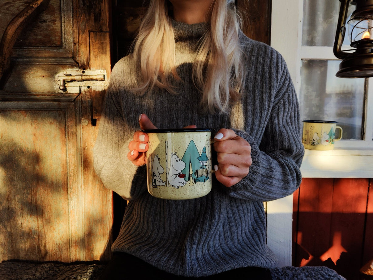 Mumitroldene emaljekrus 8 dl - Campers - Dsignhouse