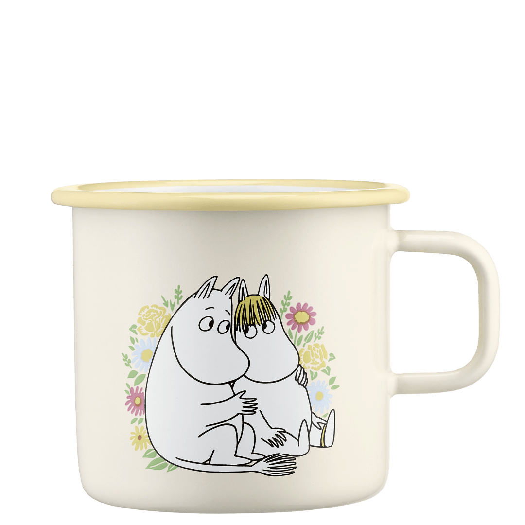 Mumitroldene emaljekrus Blomster 5,5dl - Dsignhouse