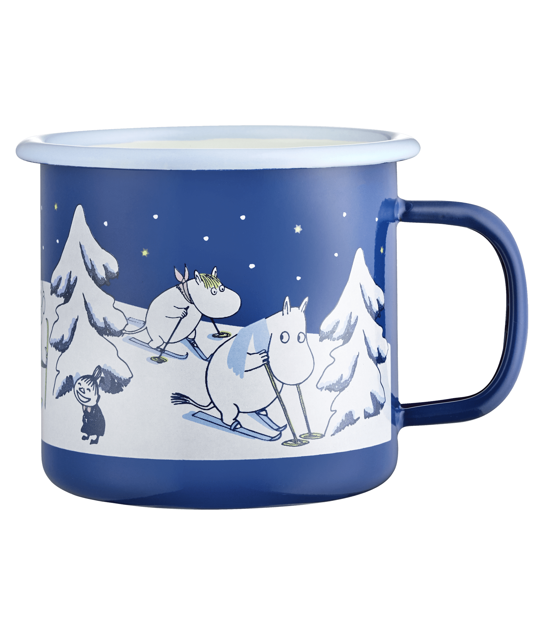 Moomin emaljekrus Stjerneklar Nat 3,7dl.