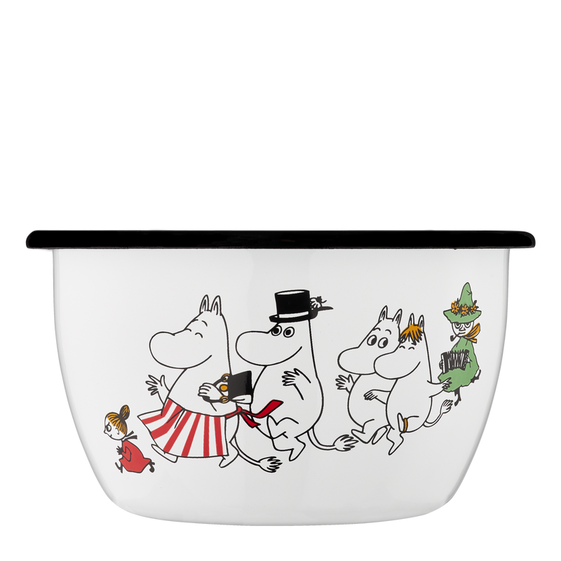 Mumitroldene emaljeskål 6 dl - Moominvalley - Dsignhouse