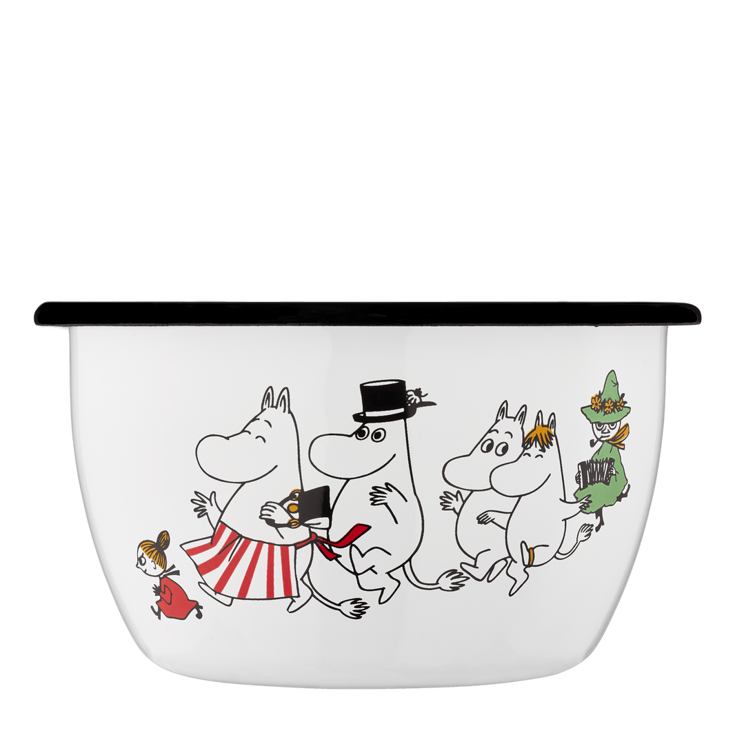 Mumitroldene emaljeskål 6 dl - Moominvalley - Dsignhouse