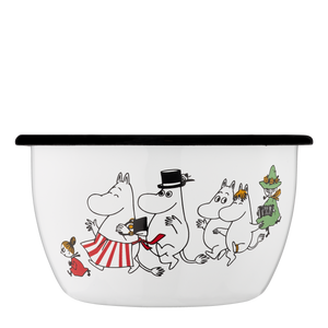 Mumitroldene emaljeskål 6 dl - Moominvalley - Dsignhouse