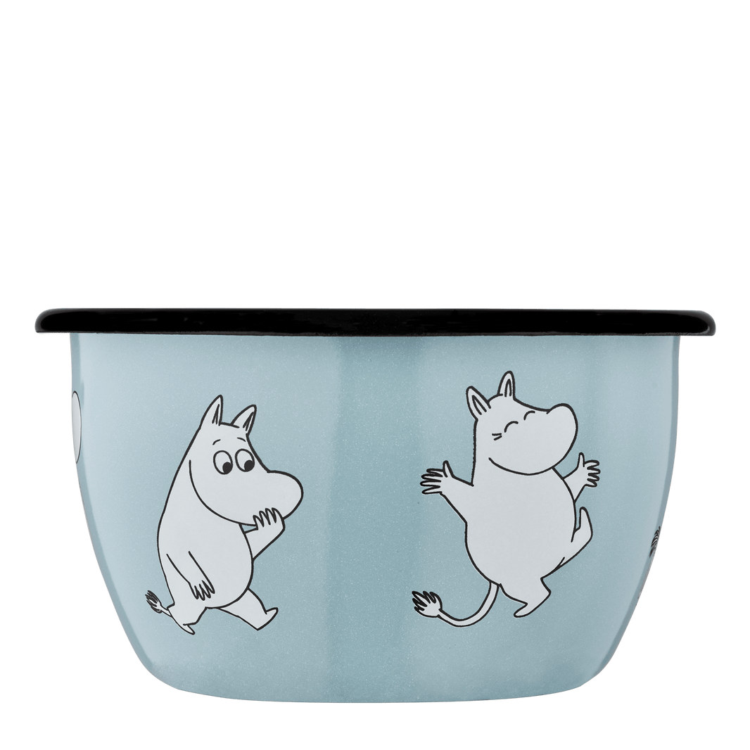 Mumitroldene emaljeskål 6 dl - Mumitroldene, lyseblå - Dsignhouse