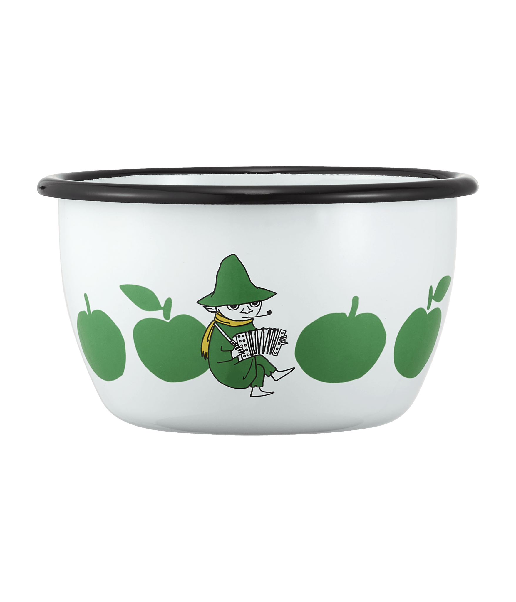 Moomin emaljeskål Joyful Apples 6dl.