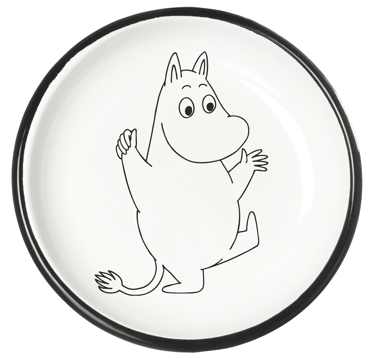 Mumitroldene emaljetallerken 18 cm - Mumitroldene, lyseblå - Dsignhouse