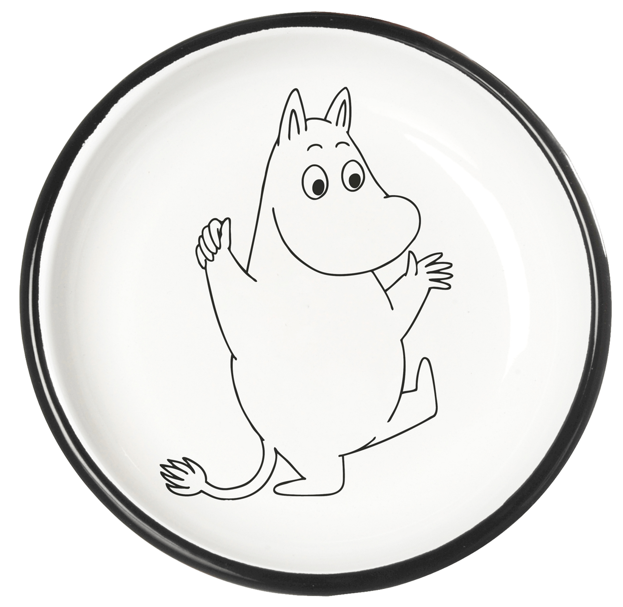 Mumitroldene emaljetallerken 18 cm - Mumitroldene, lyseblå - Dsignhouse