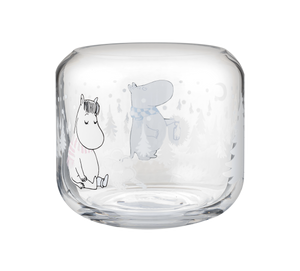 Mumitroldene fyrfadsstage Snefald 8cm - Dsignhouse