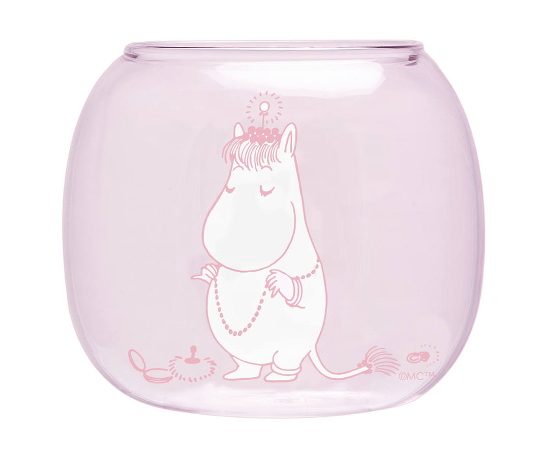 Mumitroldene fyrfadsstage Snorkfrøken, pink - Dsignhouse