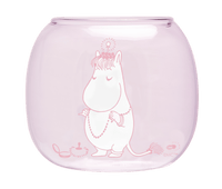 Mumitroldene fyrfadsstage Snorkfrøken, pink - Dsignhouse