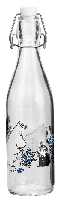 Mumitroldene glasflaske 0,5L Blueberries - Dsignhouse