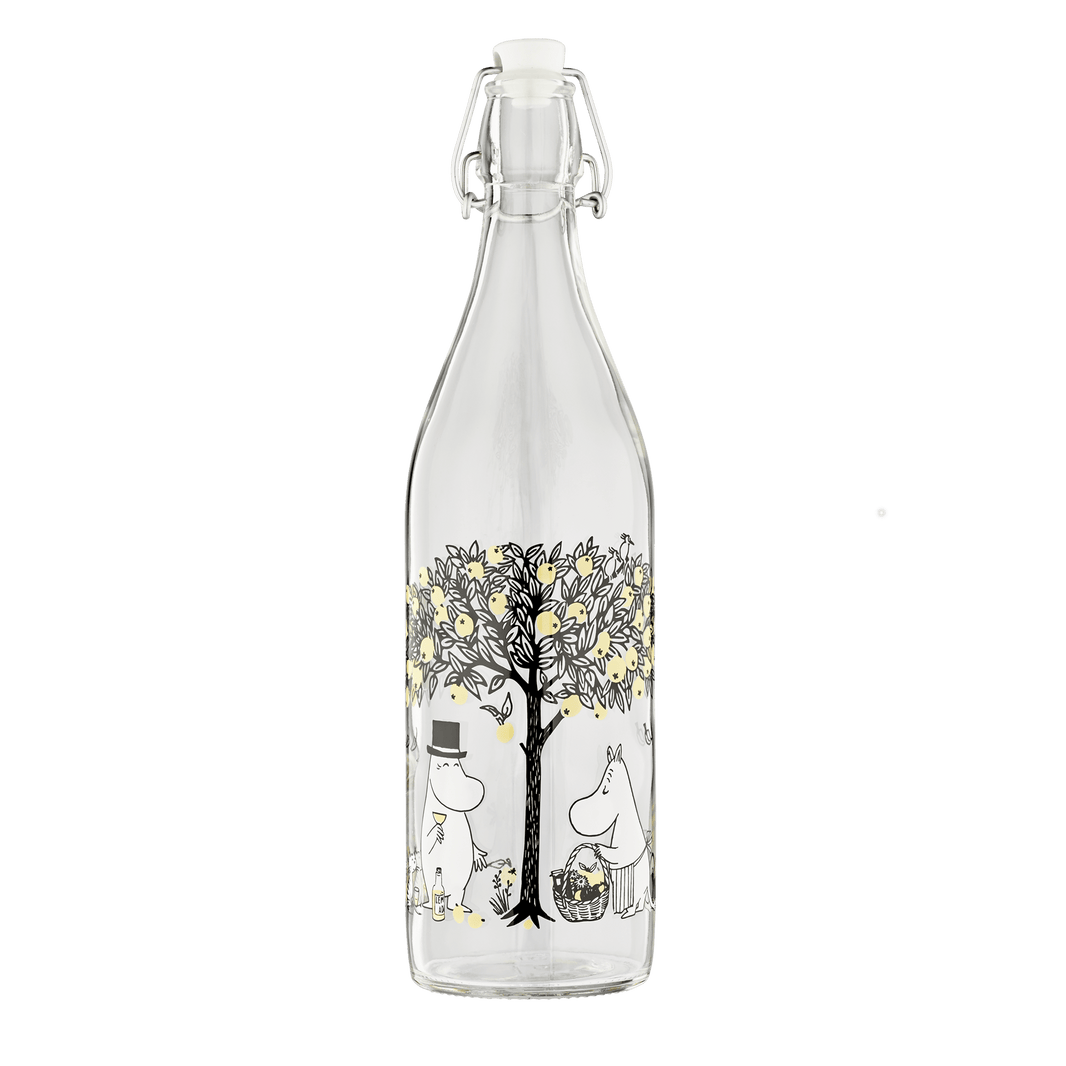 Mumitroldene glasflaske 1L Apples - Dsignhouse