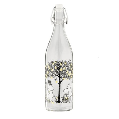 Mumitroldene glasflaske 1L Apples - Dsignhouse