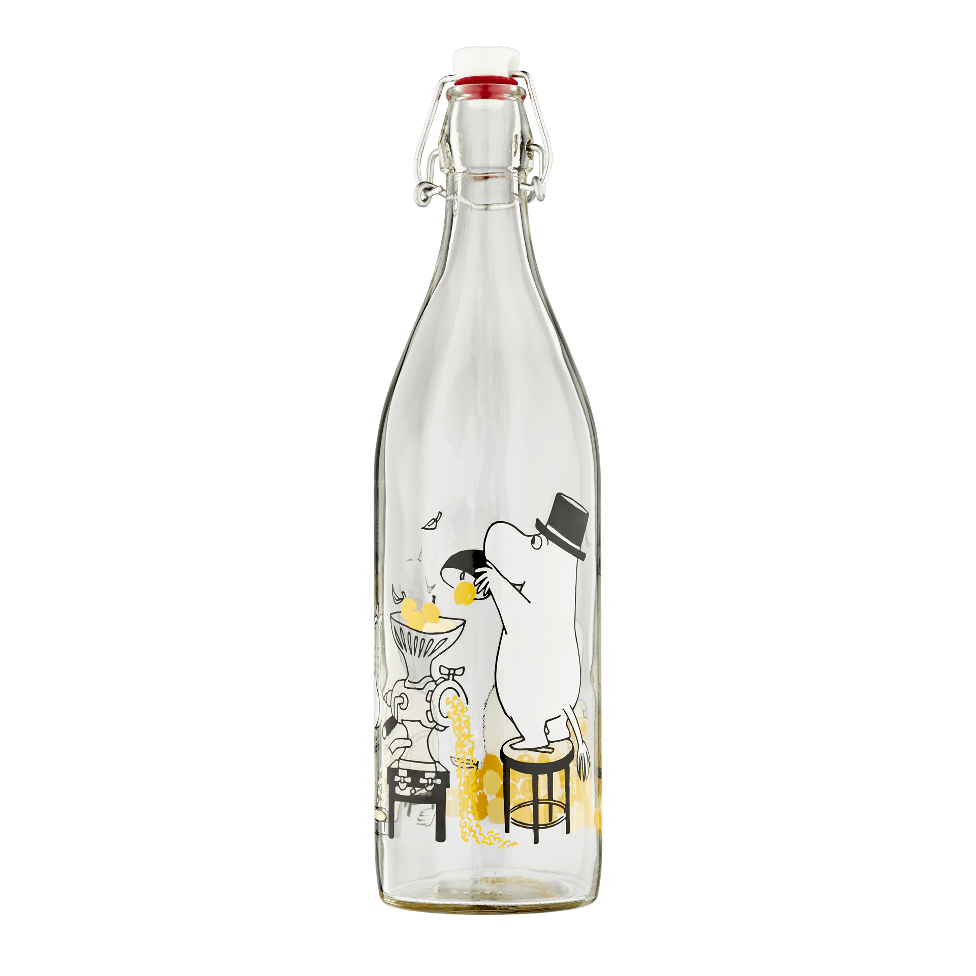 Moomin glasflaske 1L Fruits.