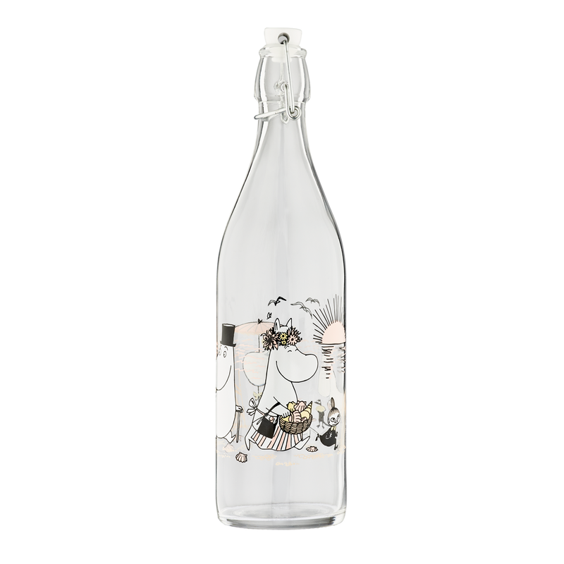 Mumitroldene glasflaske The beach 1L - Dsignhouse