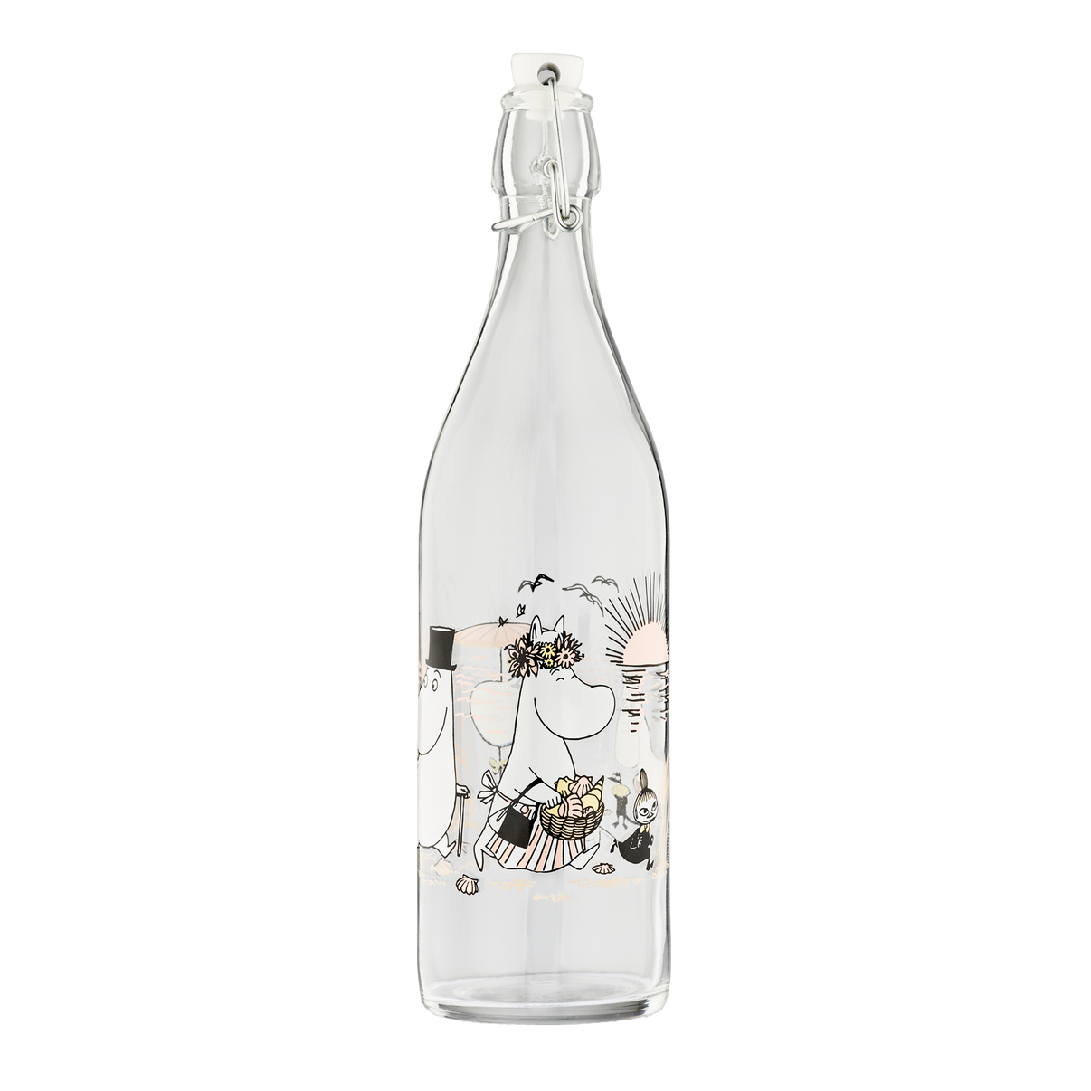Mumitroldene glasflaske The beach 1L - Dsignhouse