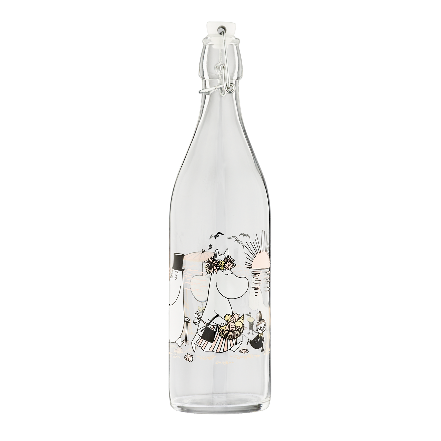 Mumitroldene glasflaske The beach 1L - Dsignhouse