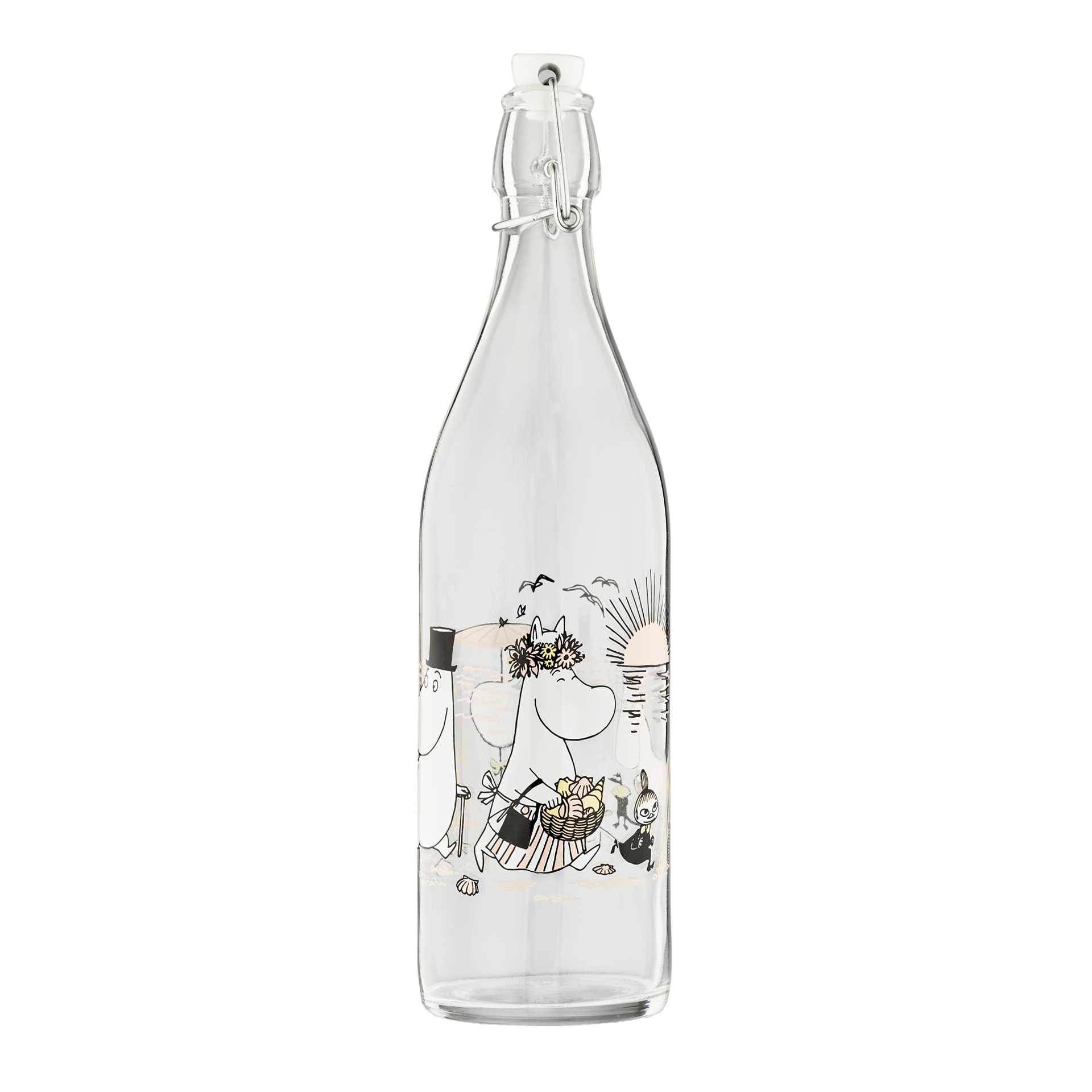 Mumitroldene glasflaske The beach 1L - Dsignhouse