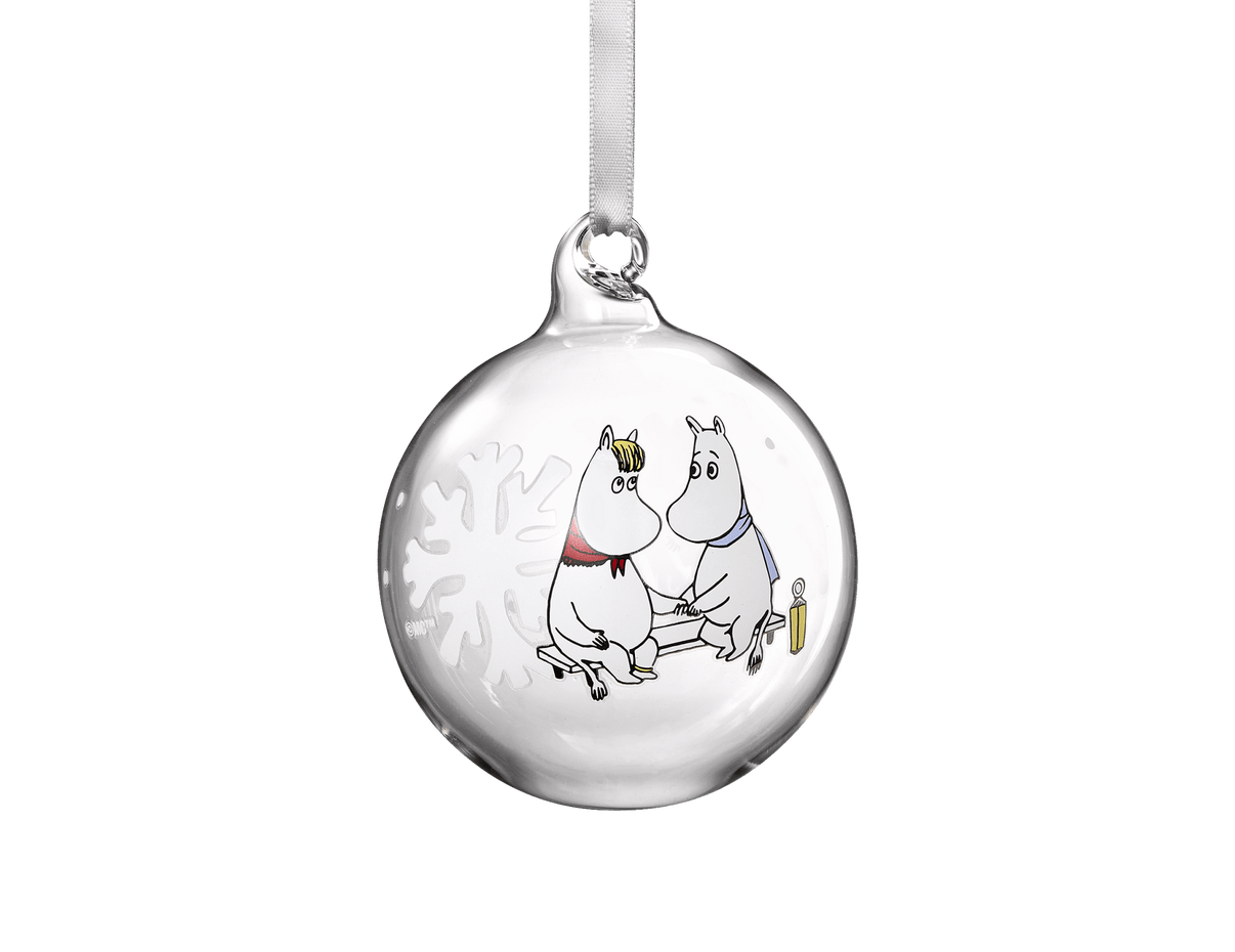 Mumitroldene julekugle Snefnug 7cm - Dsignhouse