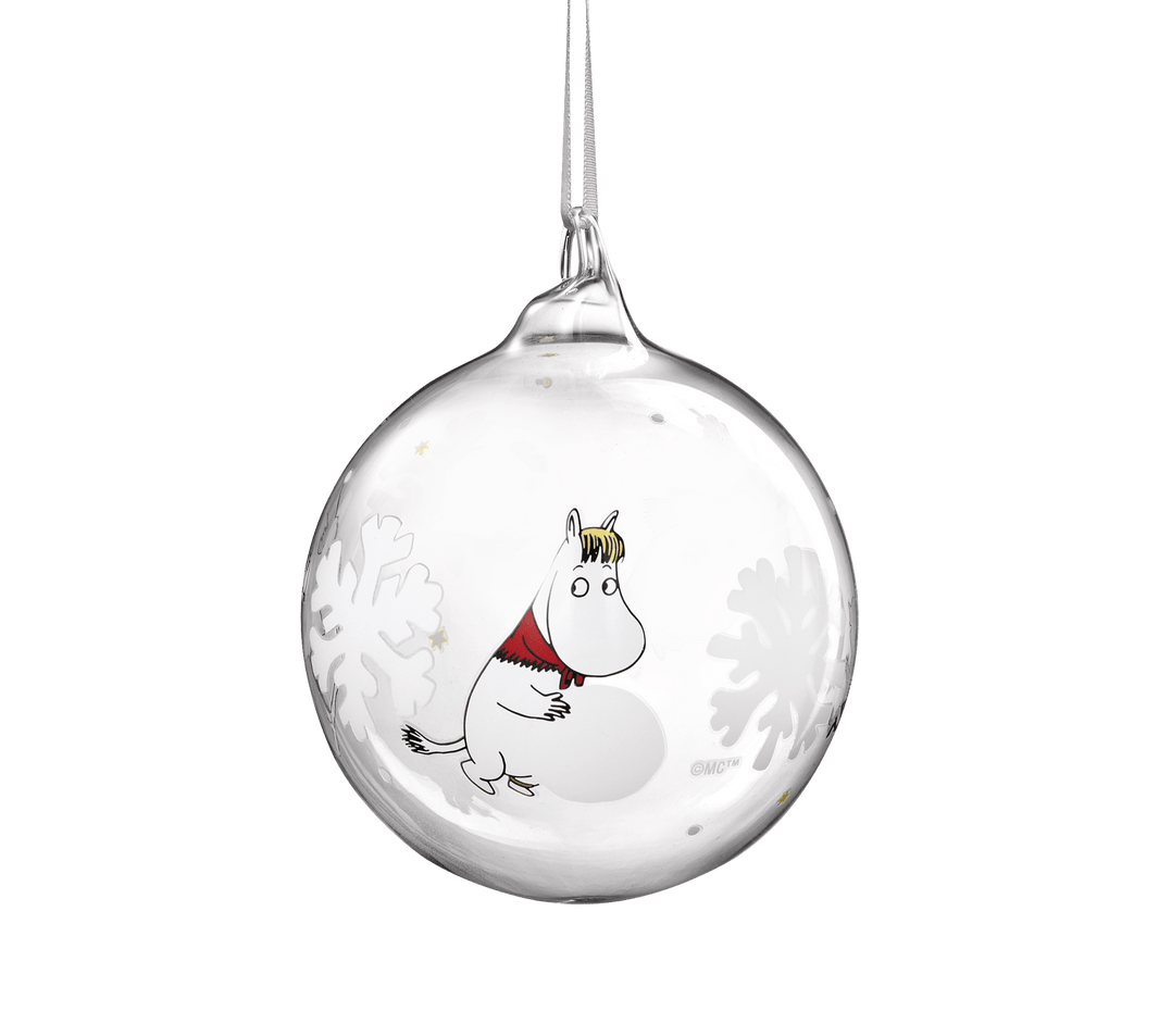 Mumitroldene julekugle Snefnug 9cm - Dsignhouse