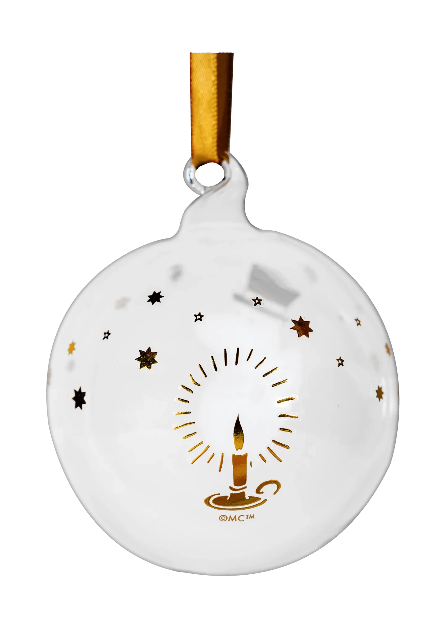 Moomin julekugle - Sparkling Stars 7 cm, sæt af 3.