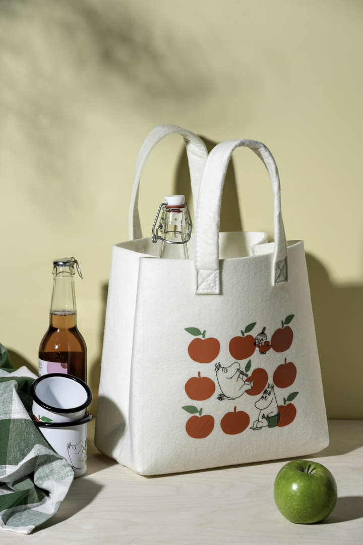Mumitroldene mulepose Joyful Apples 25x25cm - Dsignhouse