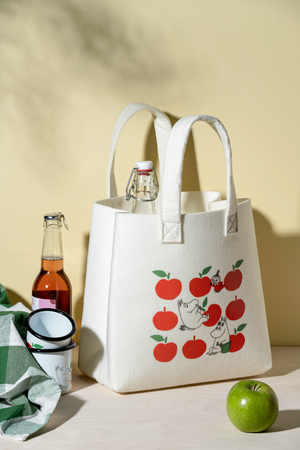 Mumitroldene mulepose Joyful Apples 25x25cm - Dsignhouse