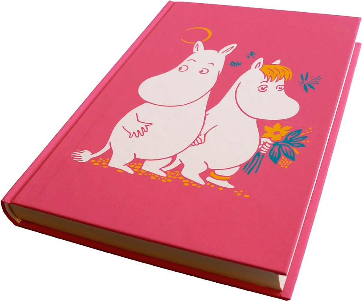 Mumitroldene notesbog Love pink, indbundet - Dsignhouse