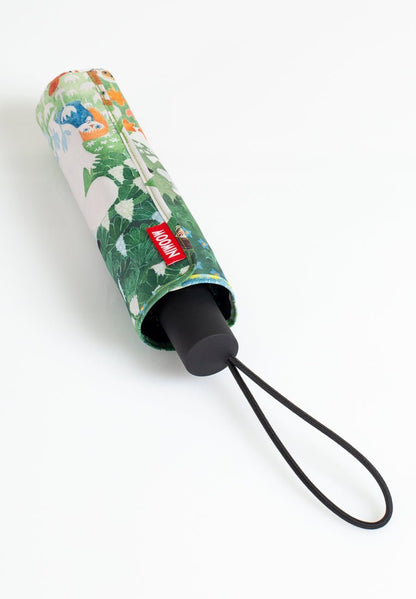 Mumitroldene paraply 100cm "Farlig Rejse" Grøn - Dsignhouse