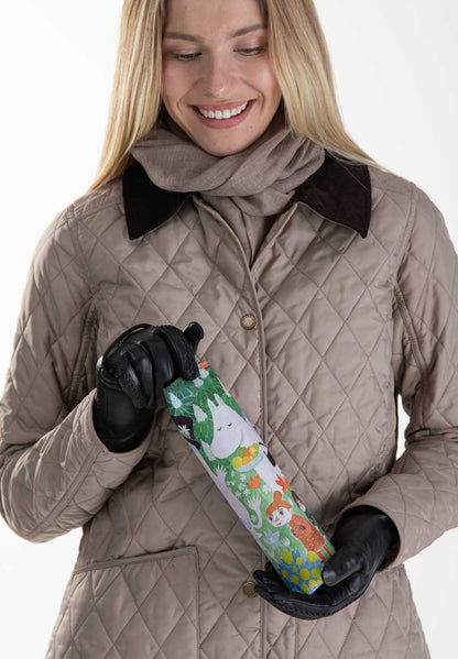 Mumitroldene paraply 100cm "Farlig Rejse" Grøn - Dsignhouse