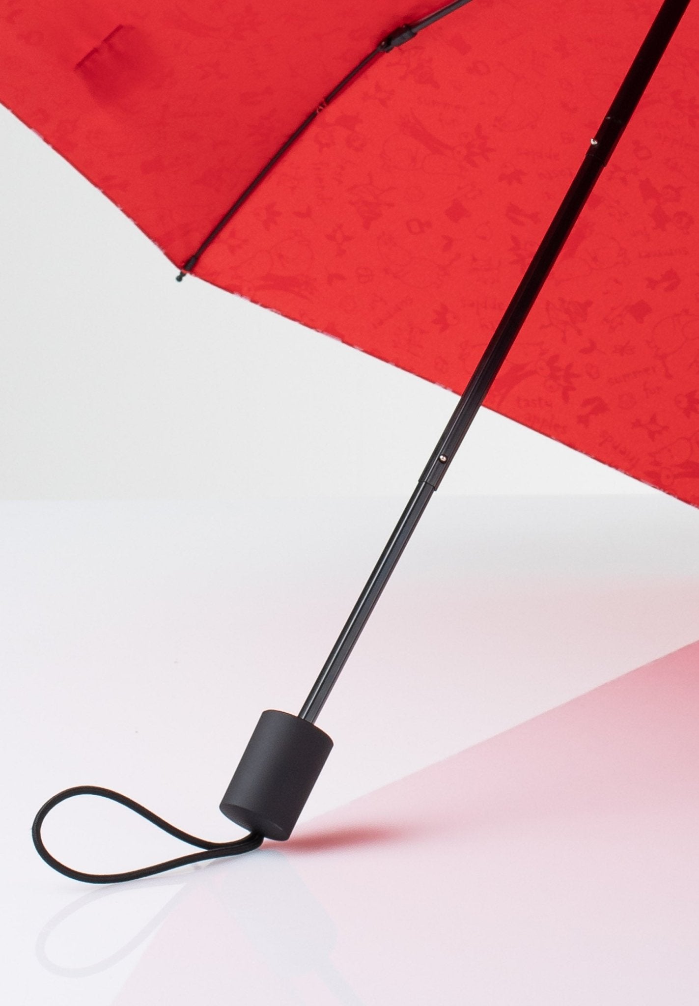 Mumitroldene paraply 100cm "Garden" Rød - Dsignhouse