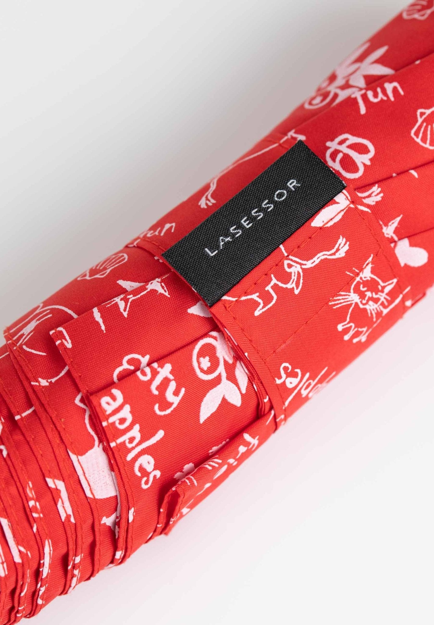 Mumitroldene paraply 100cm "Garden" Rød - Dsignhouse