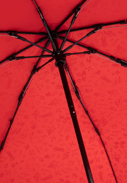 Mumitroldene paraply 100cm "Garden" Rød - Dsignhouse