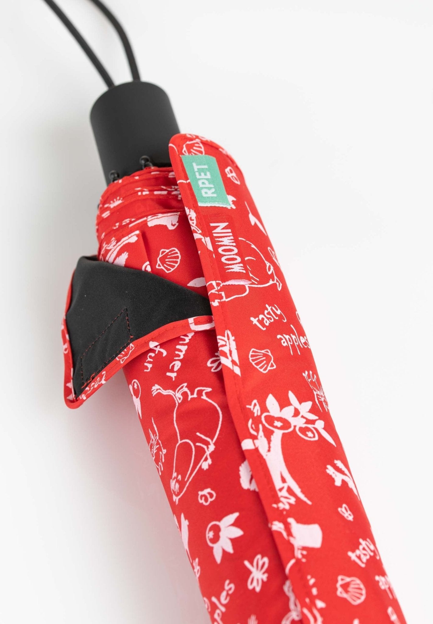 Mumitroldene paraply 100cm "Garden" Rød - Dsignhouse