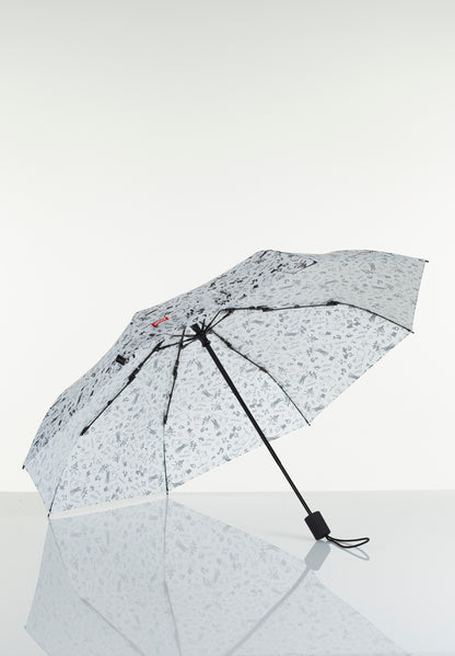 Mumitroldene paraply 100cm "Garden" hvid - Dsignhouse