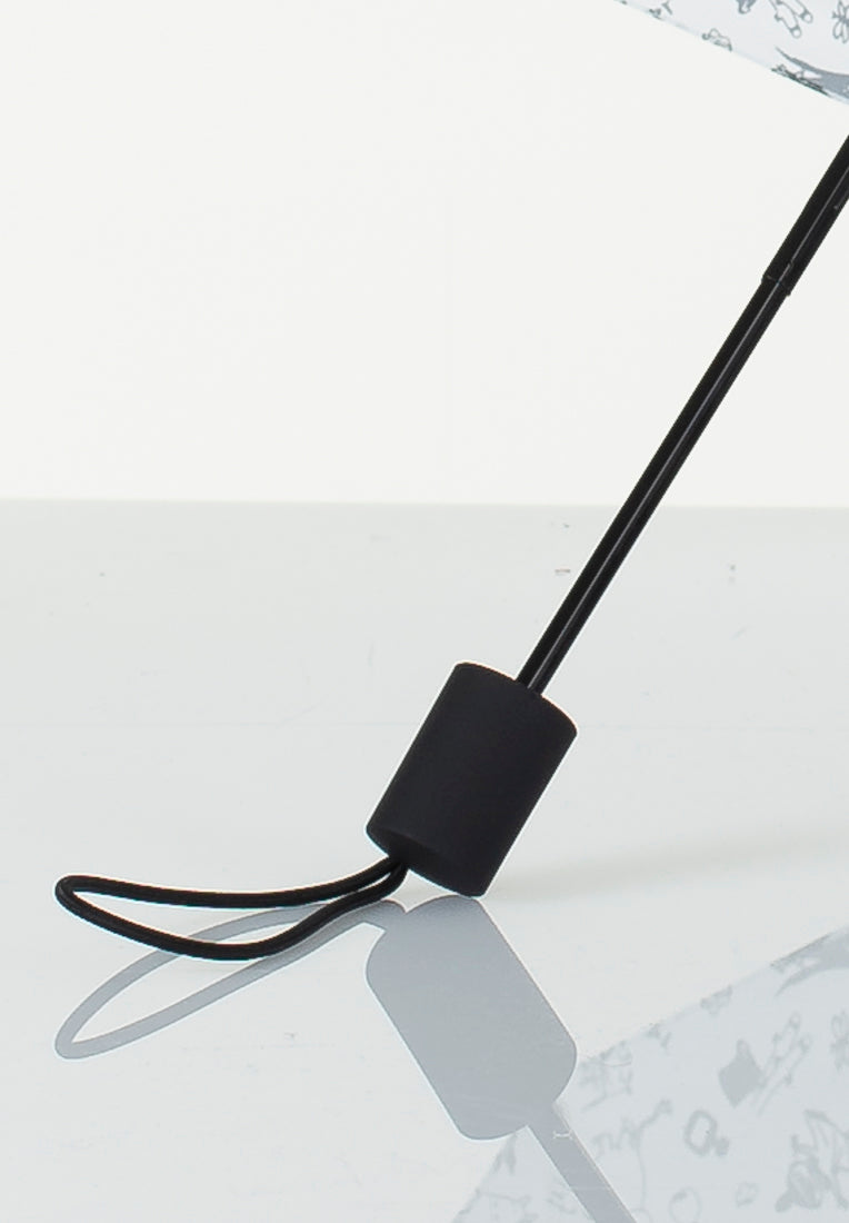 Mumitroldene paraply 100cm "Garden" hvid - Dsignhouse