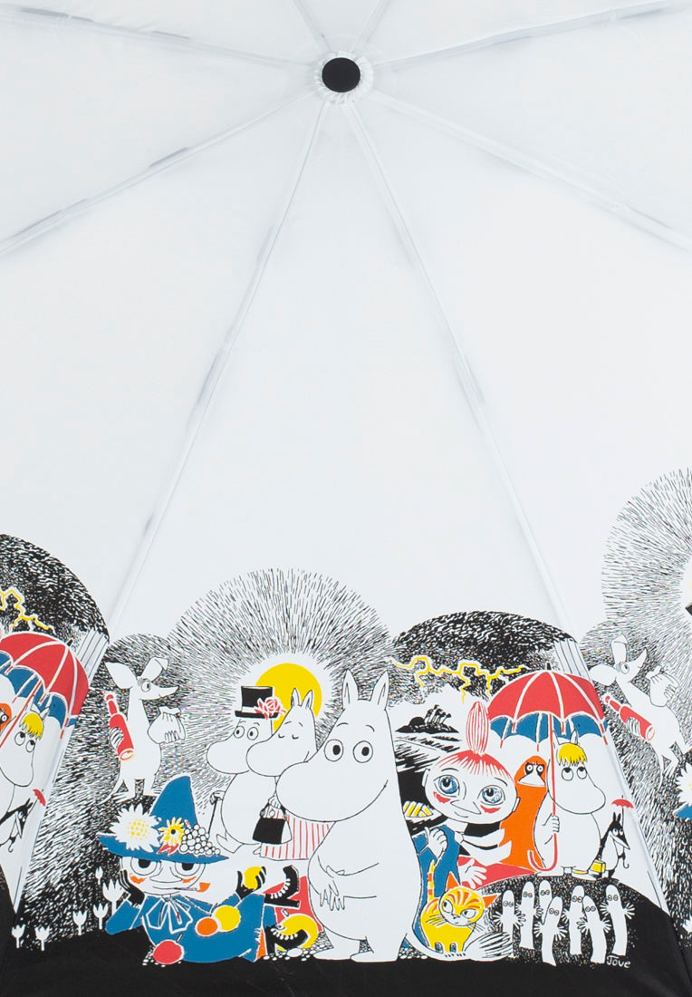 Mumitroldene paraply 100cm "Moomin Comic" Multicolor - Dsignhouse