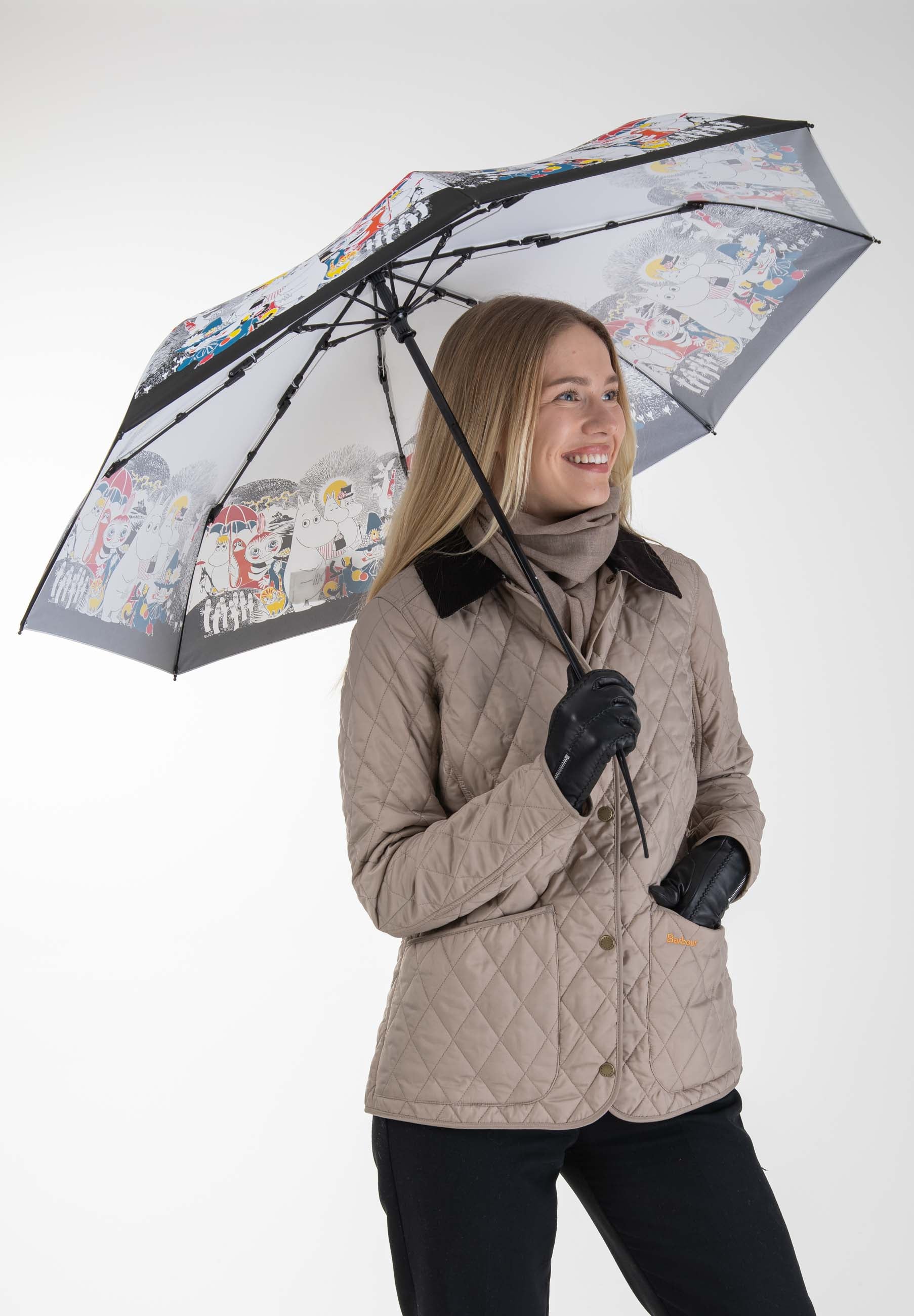Mumitroldene paraply 100cm "Moomin Comic" Multicolor - Dsignhouse
