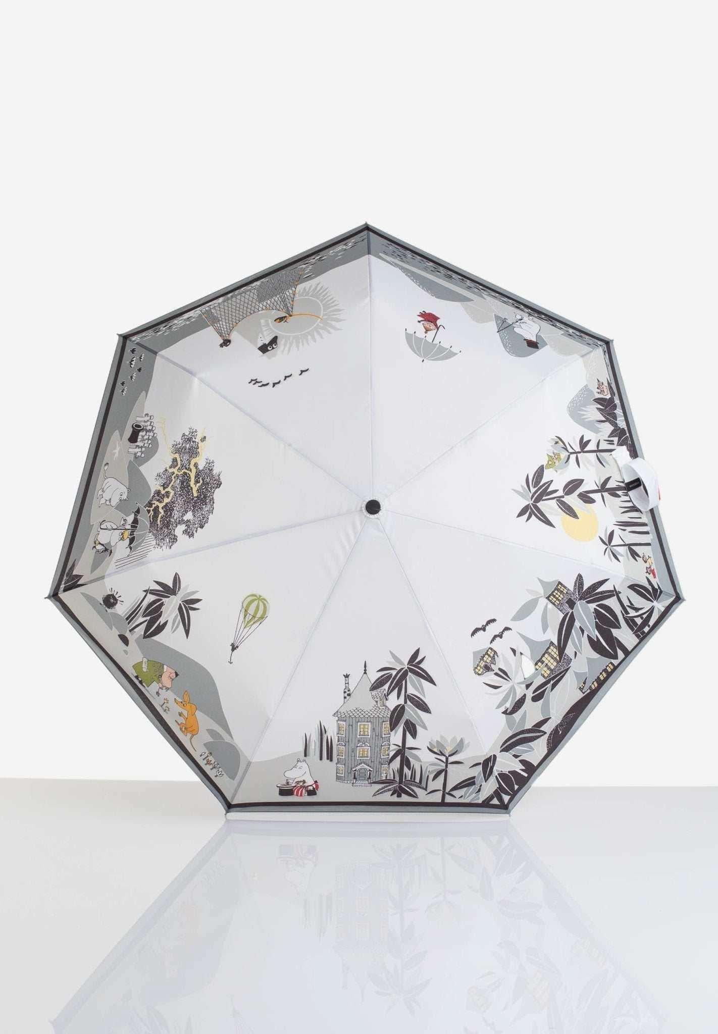 Mumitroldene paraply 100cm "Moomin Island" - Dsignhouse