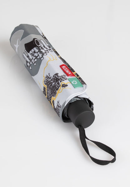 Mumitroldene paraply 100cm "Moomin Island" - Dsignhouse