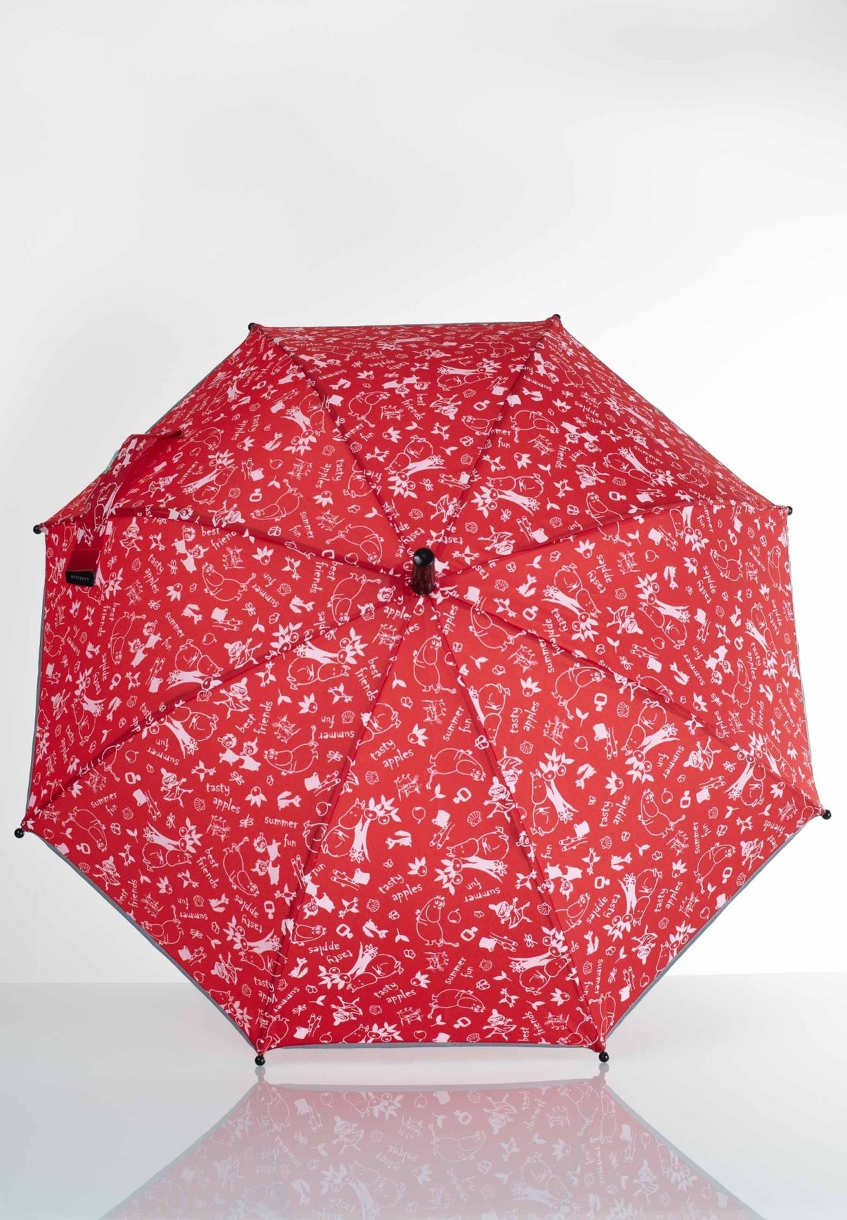 Mumitroldene paraply 74cm til børn Rød - Dsignhouse